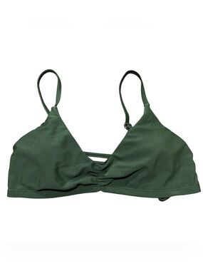 Kirra Olive Army Green Bikini Swim Top Size XS